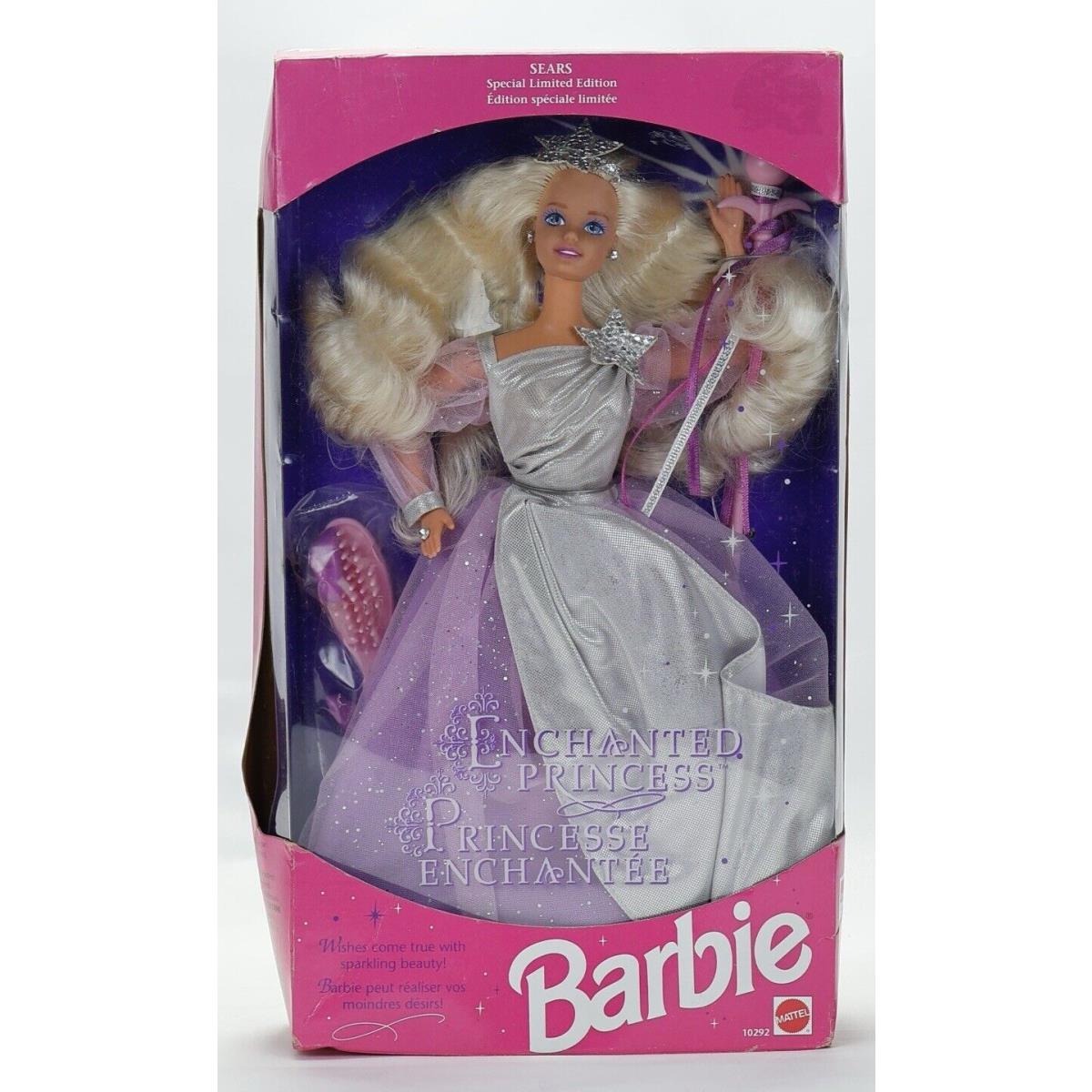 1993 Enchanted Princess Barbie 10292 Sears Special Limited Edition - Nrfb