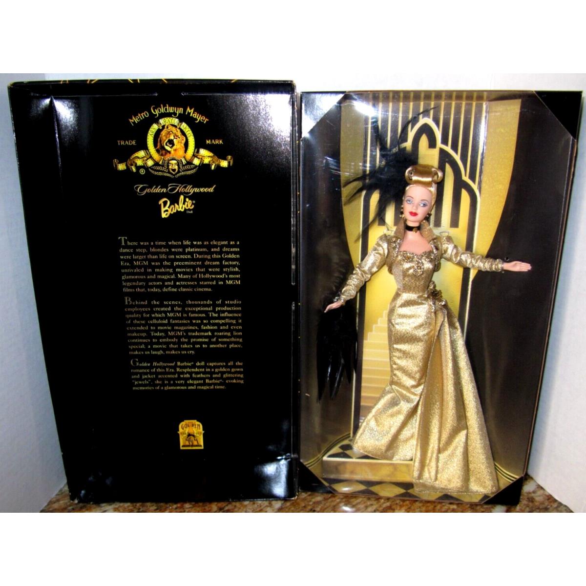 Limited Edition Mgm For Fao Schwarz Golden Hollywood Mattel Barbie Doll 22832