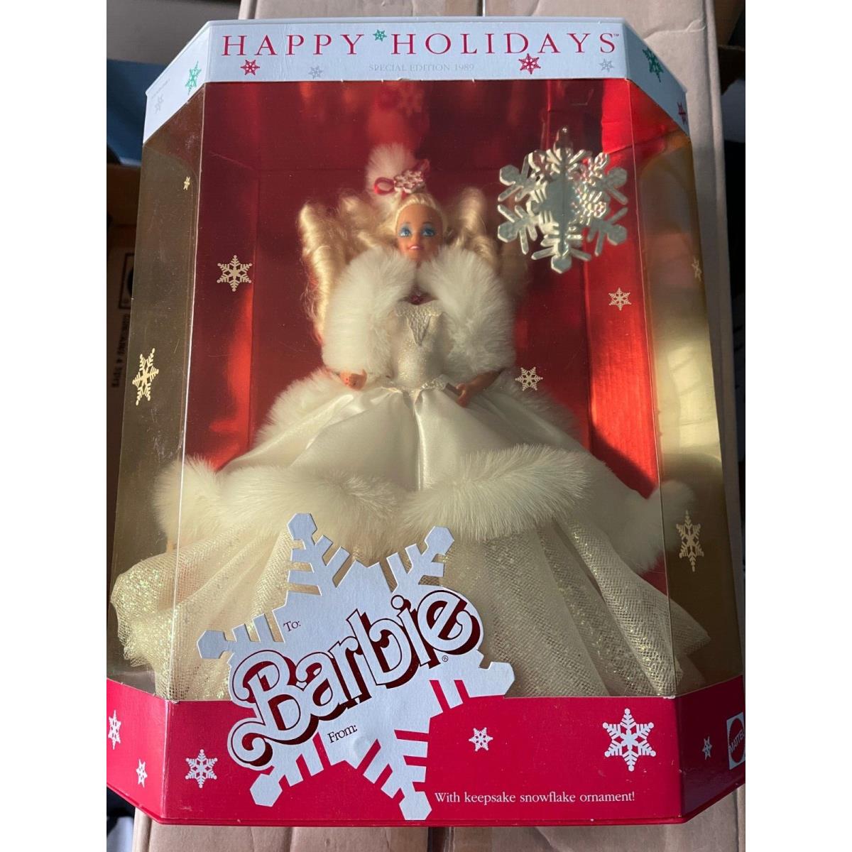 Nrfb Vintage 1989 Happy Holidays Barbie Doll Special Edition Christmas