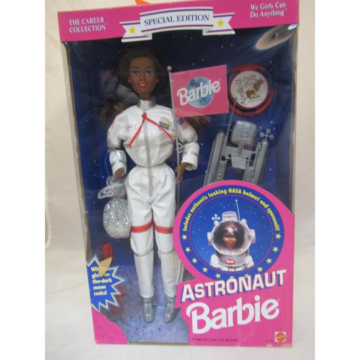 1994 Astronaut African American Barbie Doll The Career Collection W/nasa Helmet