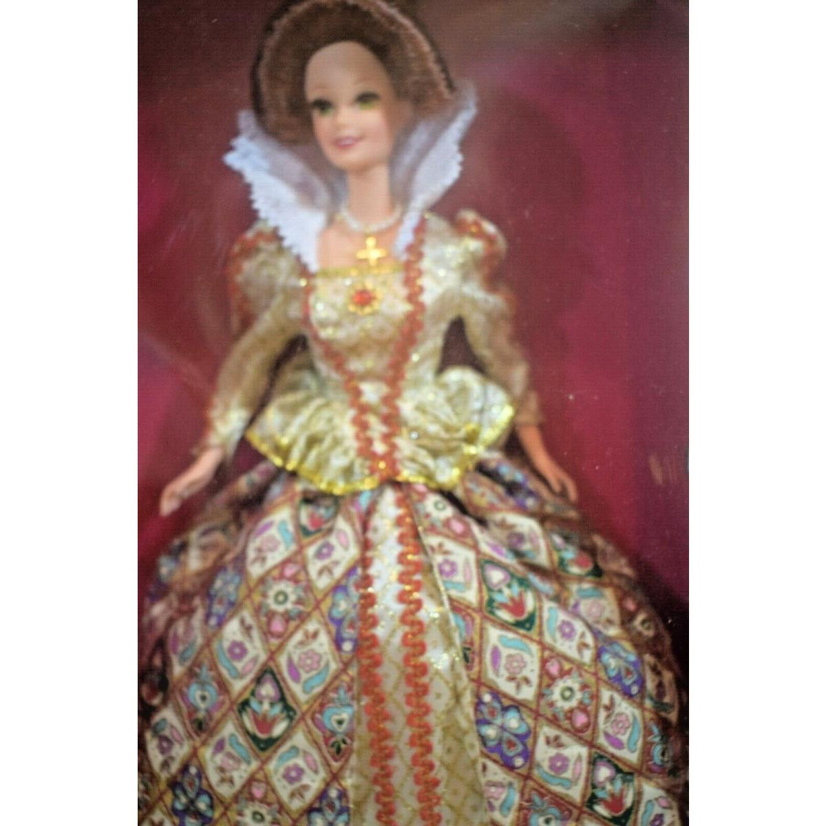 Mattel 1994 Great Eras Elizabethan Queen Barbie Doll Nrfb - 12792 1022