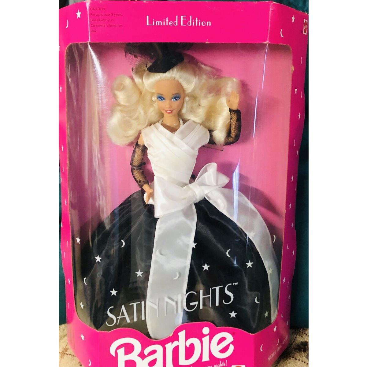 Mattel Satin Nights Barbie Doll 1886 Service Merchandise 1992 Nrfb