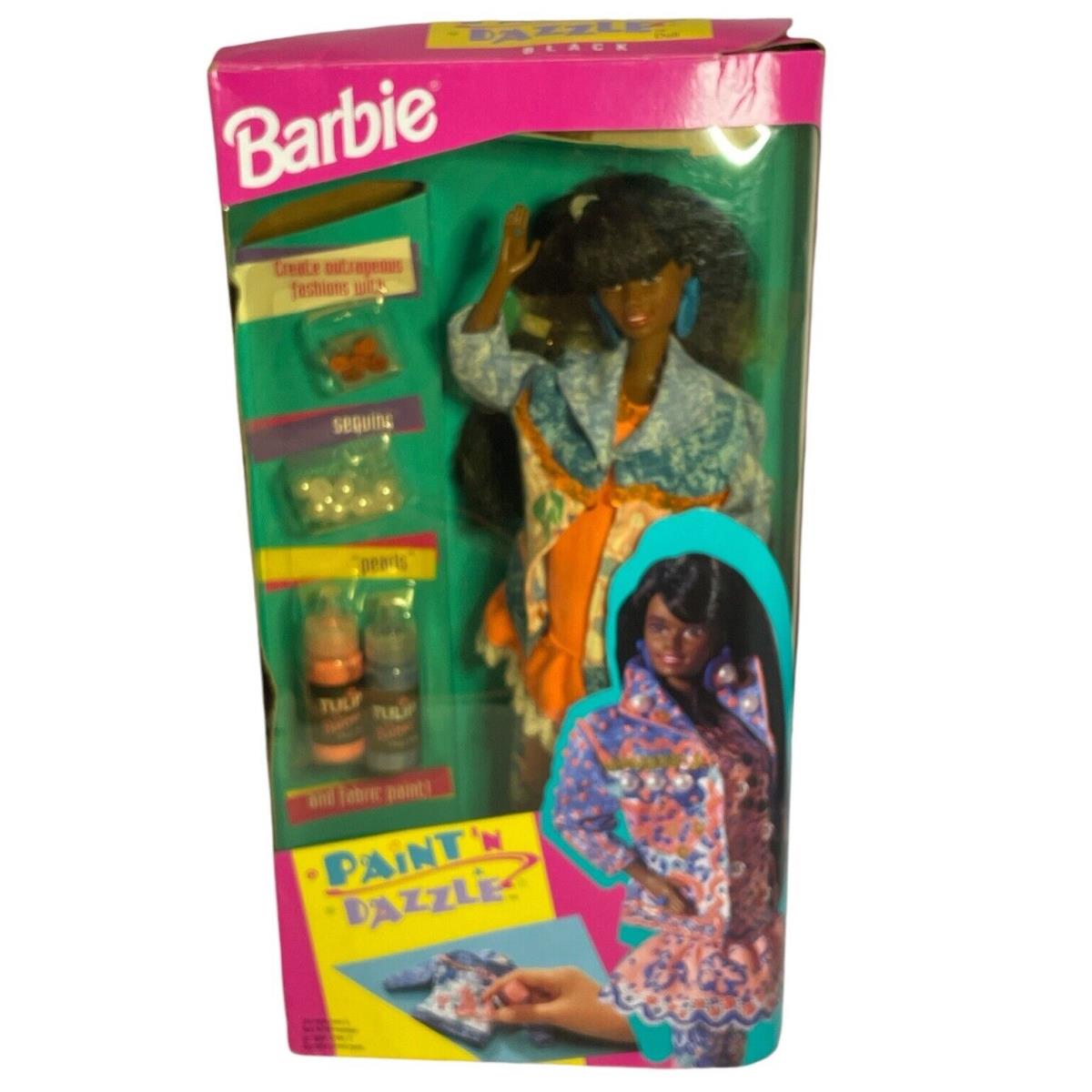 Barbie 1993 Paint N Dazzle African American 10058 Nip Fashion Accessory Pack