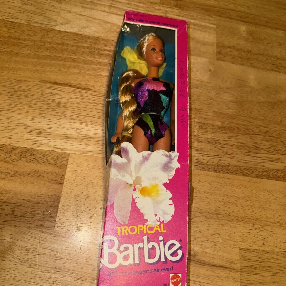 Tropical Barbie The Longest Hair Ever Rare 1985 Mattel 1017