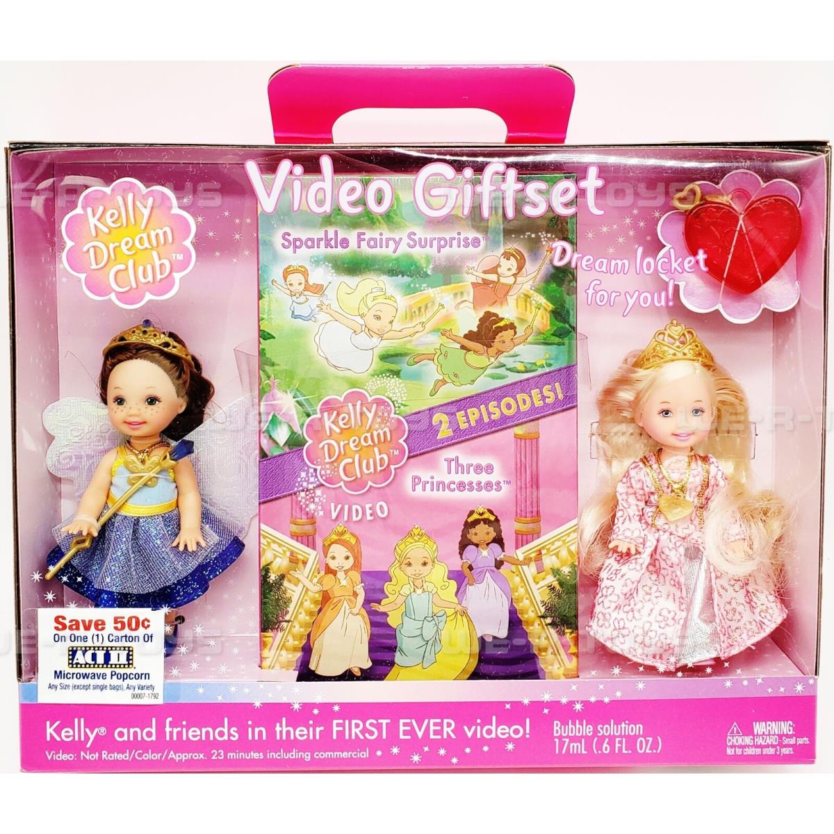 Kelly Dream Club Kelly Friend Dolls and Video Giftset Mattel 2002 B0302