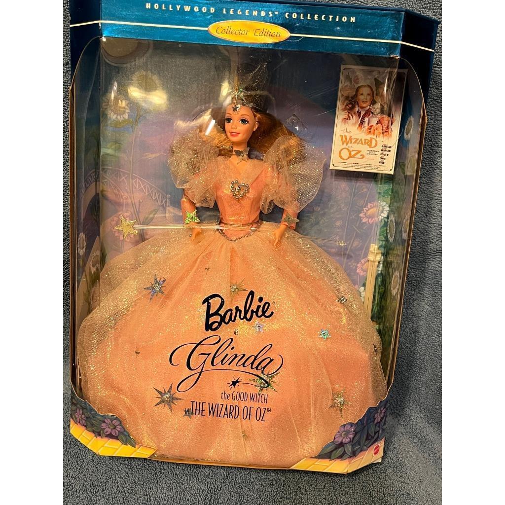 1995 Glinda The Good Witch Wizard of Oz Barbie Hollywood Legend 14901 Nrfb