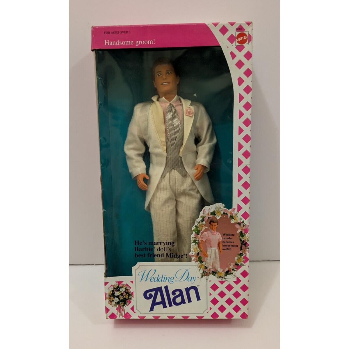 Vintage Mattel 1990 Wedding Day Alan Handsome Groom Nrfb