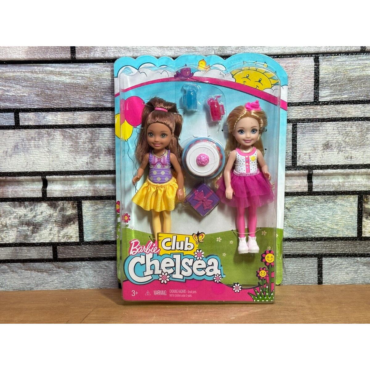 Barbie Club Chelsea Birthday 2 Pack Birthday Party Dolls w Accessories Quikship