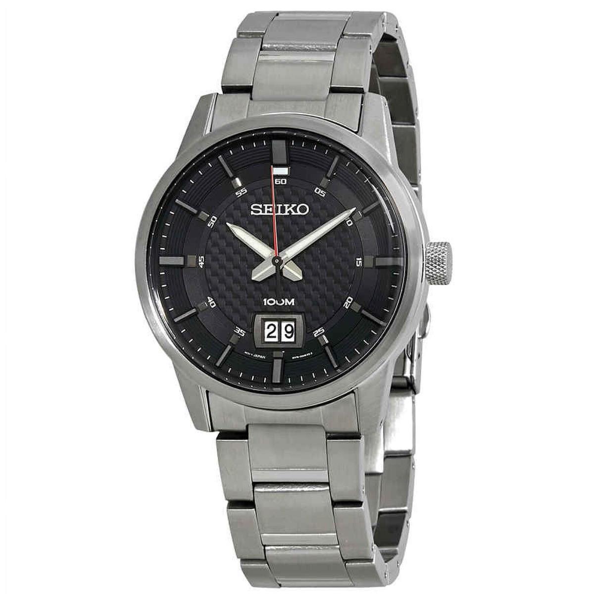 Seiko Sport Black Dial Stainless Steel Men`s Watch SUR269P1