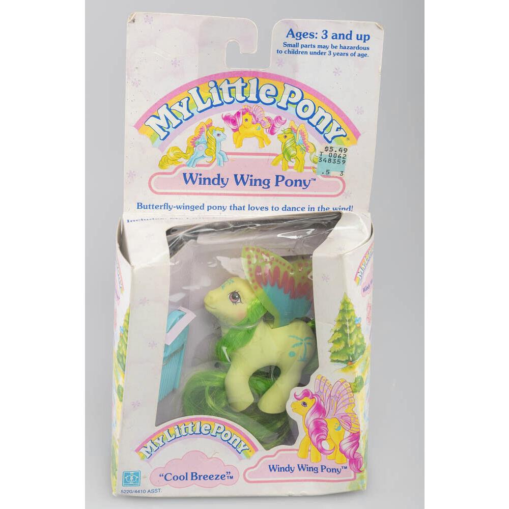 Vintage 1988 Windy Wing Pony Cool Breeze in Package Mlp