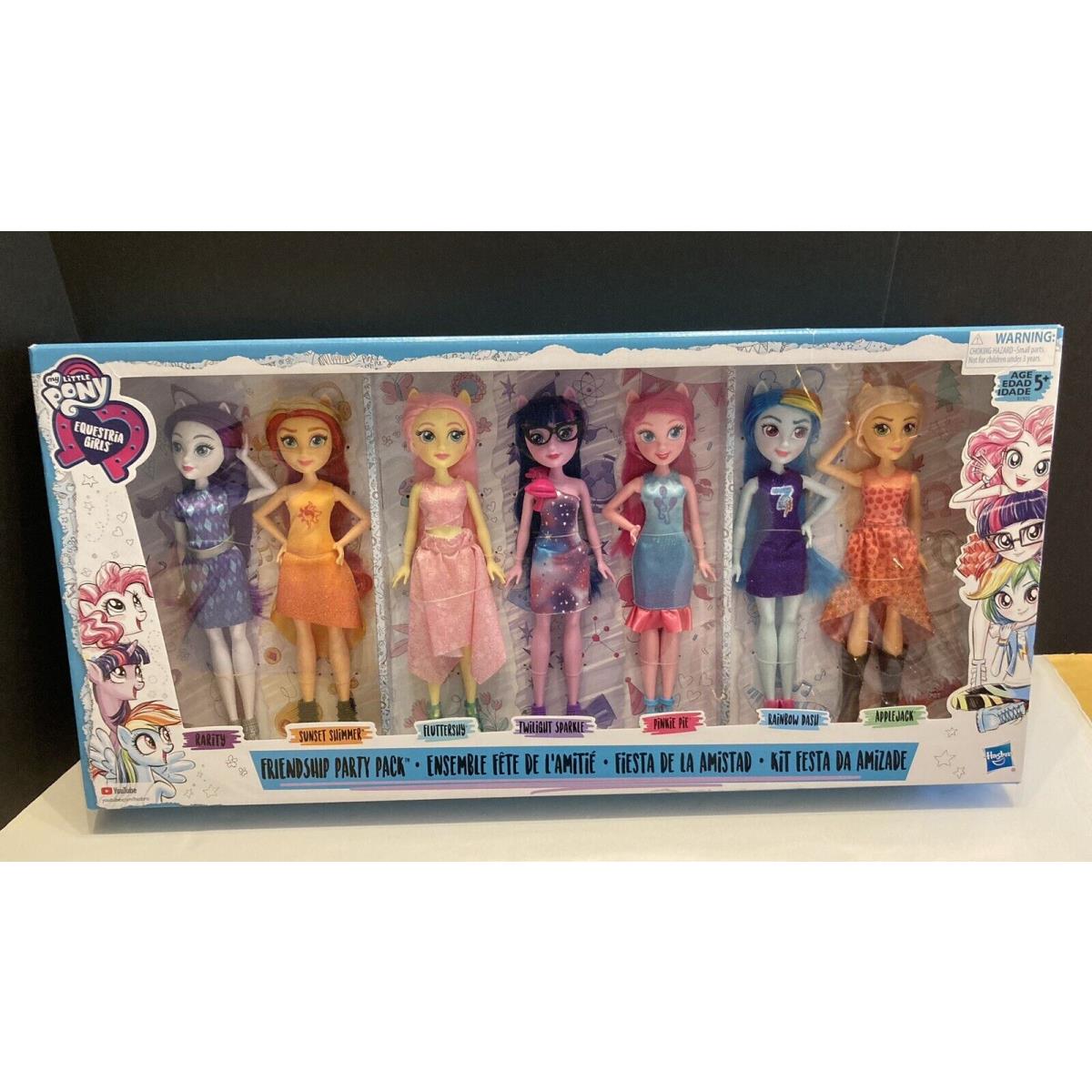 My Little Pony Equestria Girls Friendship Party Pack Doll Set Hasbro