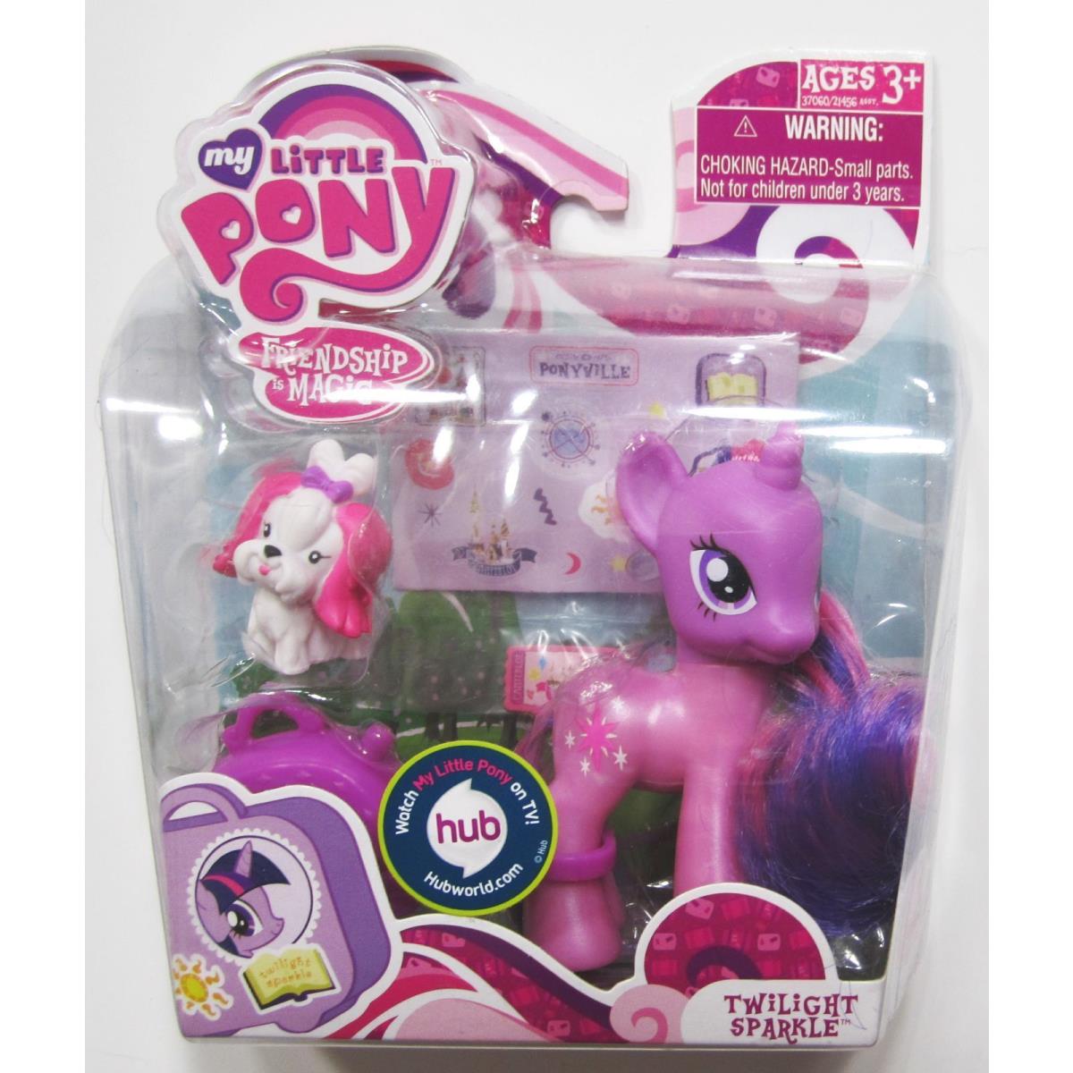 My Little Pony Twilight Sparkle Figure 2011 Friendship Is Magic with Dog 3