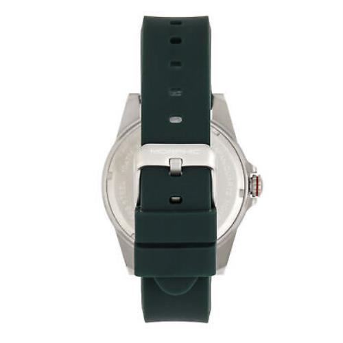 Morphic watch Series - Green Dial, Green Band, Silver Bezel 0