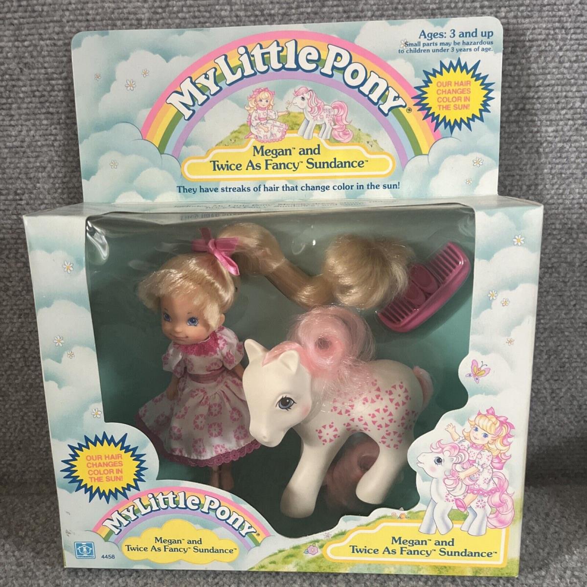 My Little Pony Megan and Twice As Fancy Sundance Vtg 1988 Hasbro Color Change