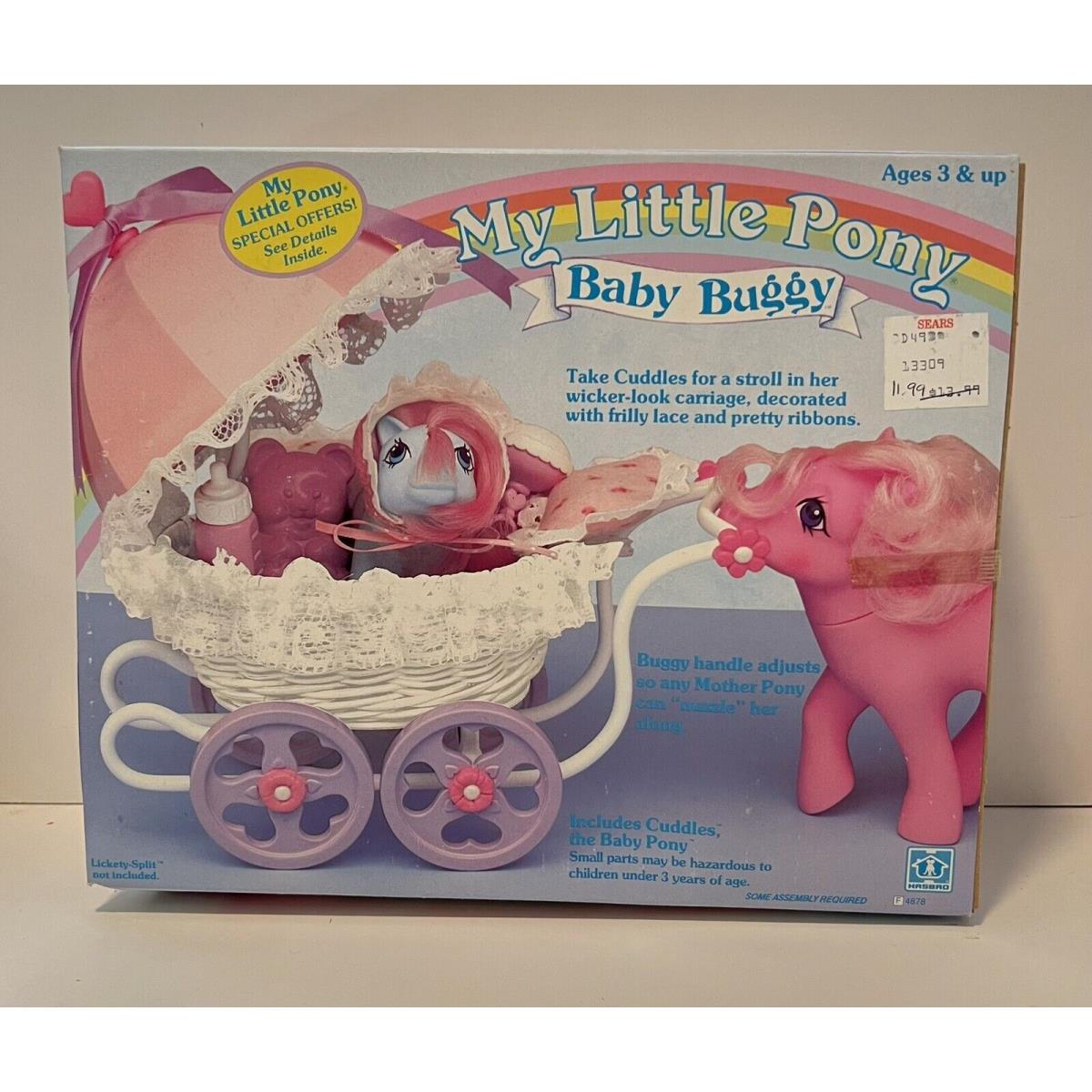 Vintage My Little Pony Baby Buggy 1985 Hasbro