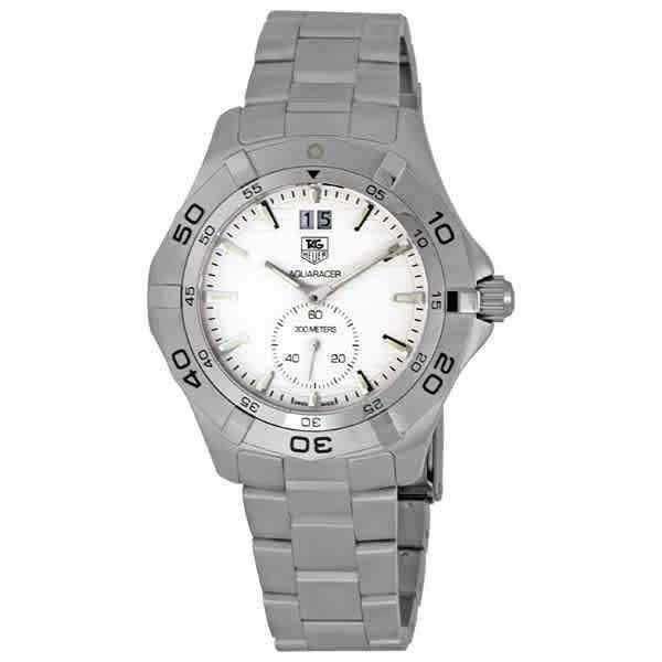 Tag Heuer Men`s Aquaracer 300M Quartz 41mm Watch WAF1015.BA0822 Silver