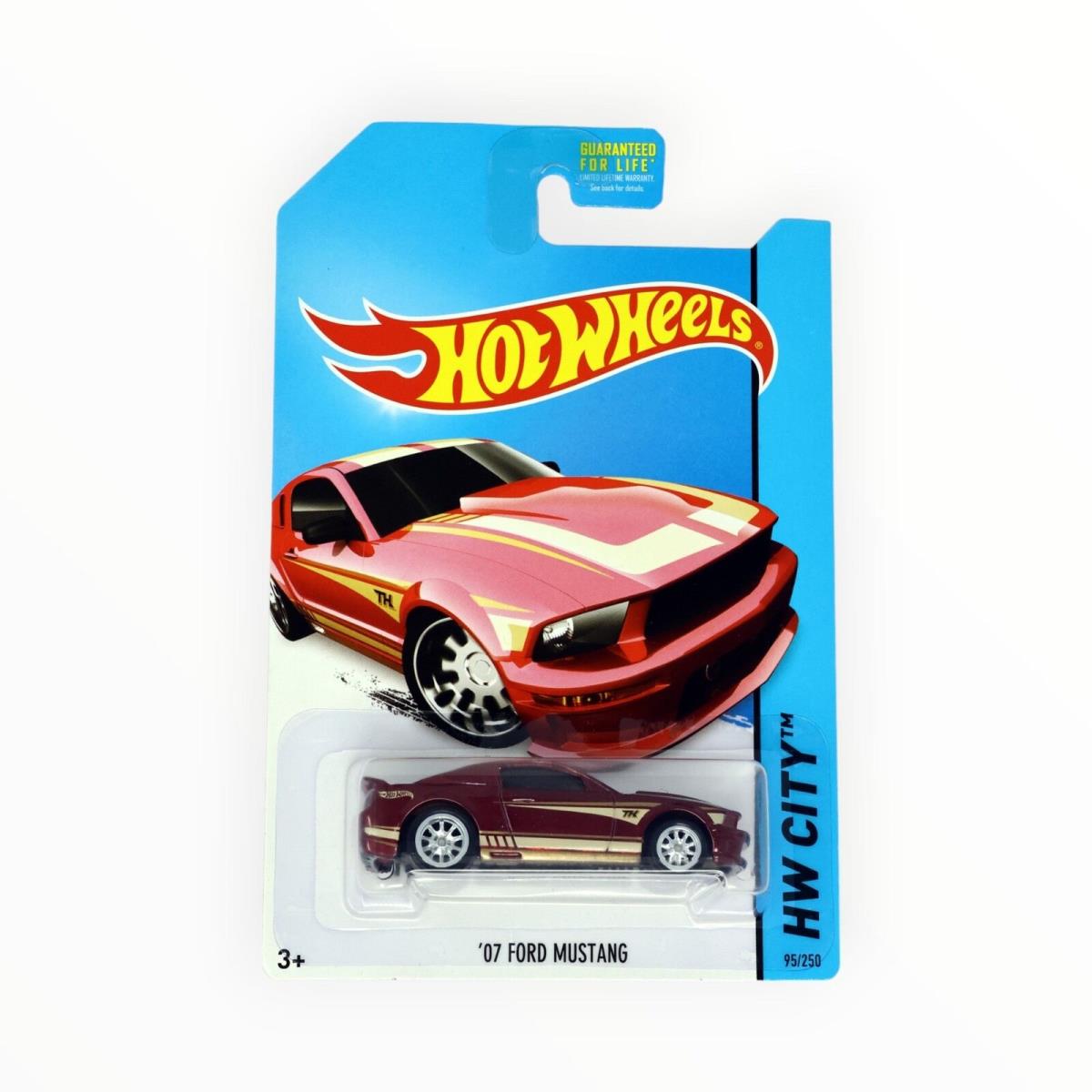 Hot Wheels `07 Ford Mustang 95/250 - Super Treasure Hunt - 2014 Mainline A