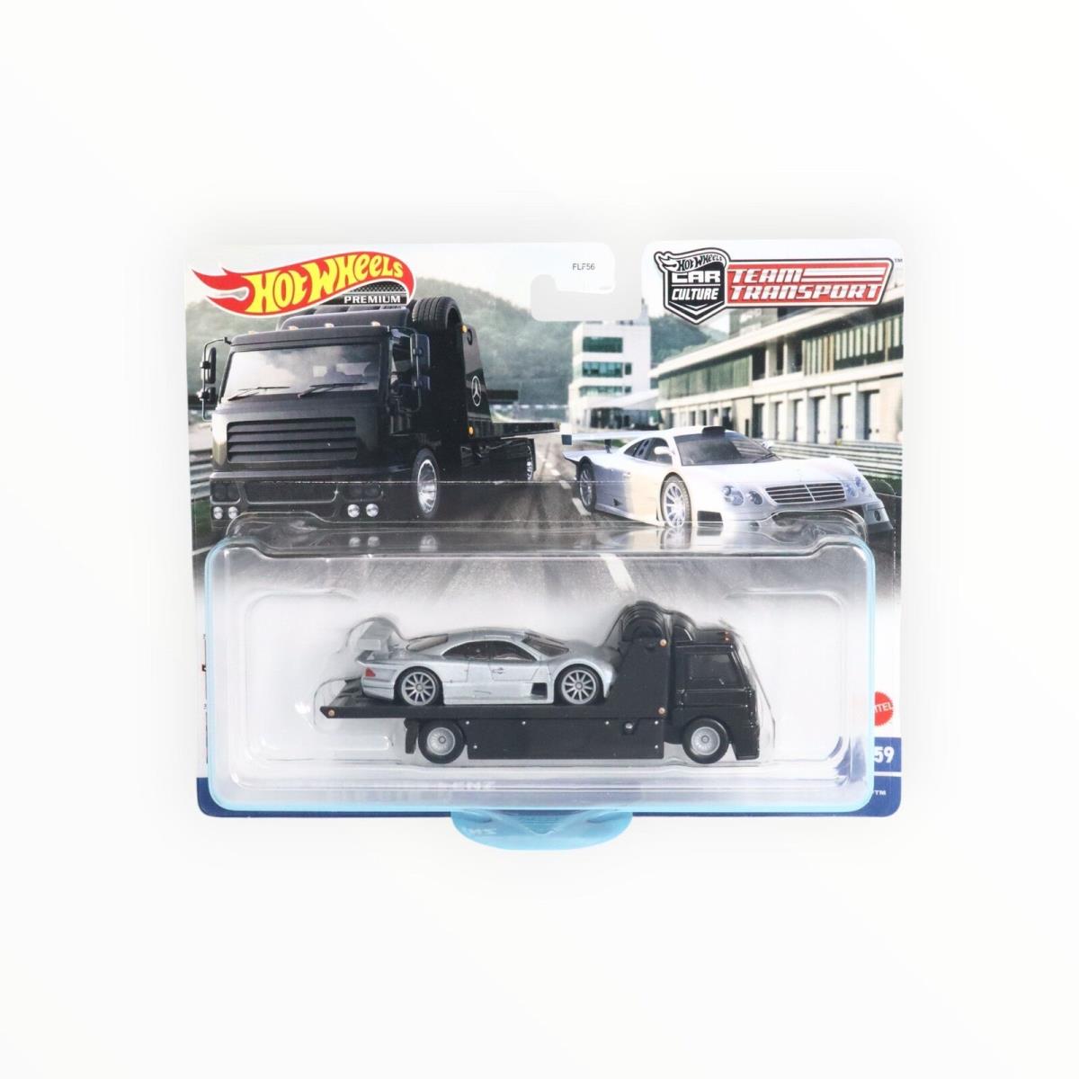 Hot Wheels 1997 Mercedes-benz Clk-gtr / Fleet Street - Team Transport A