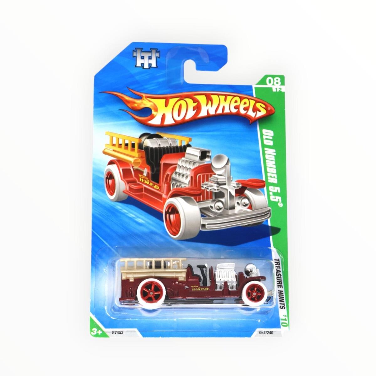 Hot Wheels Old Number 5.5 52/240 - Super Treasure Hunt - 2010 Mainline A