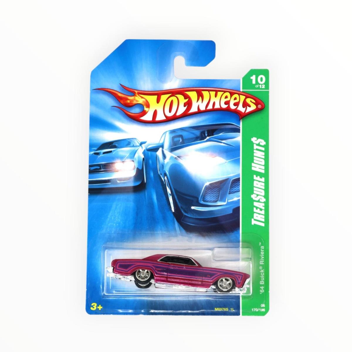 Hot Wheels `64 Buick Riviera 170/196 - Super Treasure Hunt - 2008 Mainline A