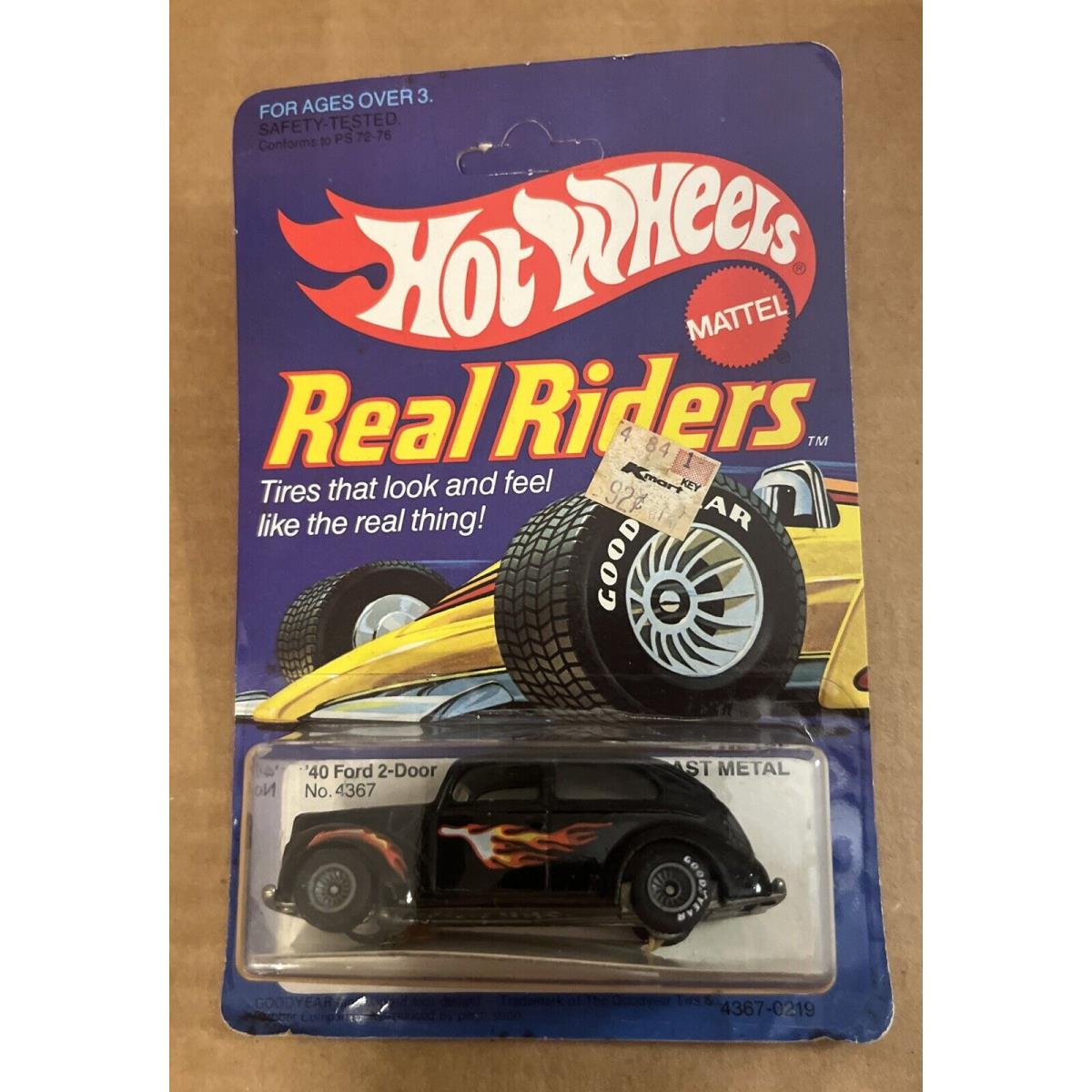 Hot Wheels Real Riders `40 Ford 2-Door No. 4367 Blackwall E1