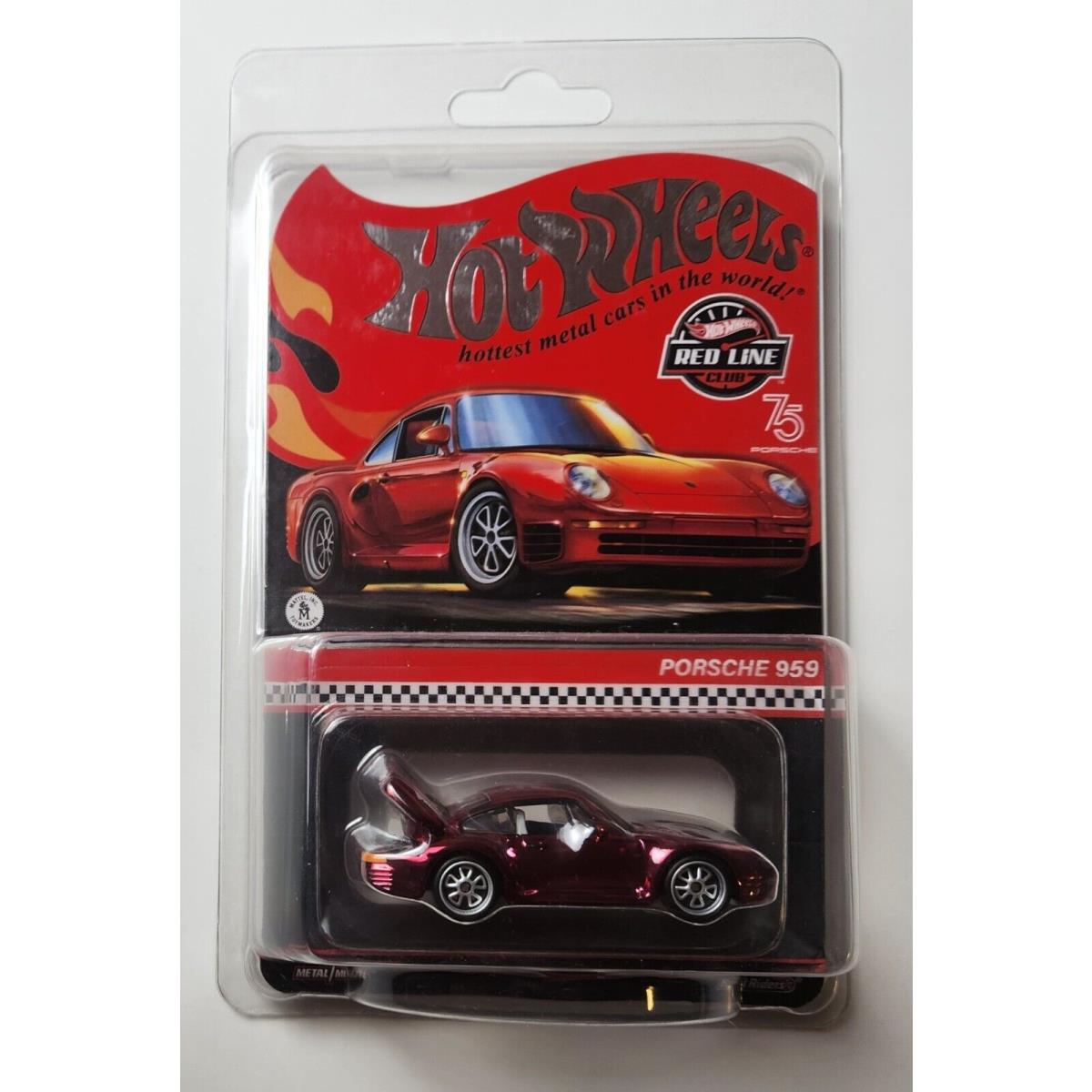 Hot Wheels Red Line Club Rlc Exclusive - 1986 Porsche 959