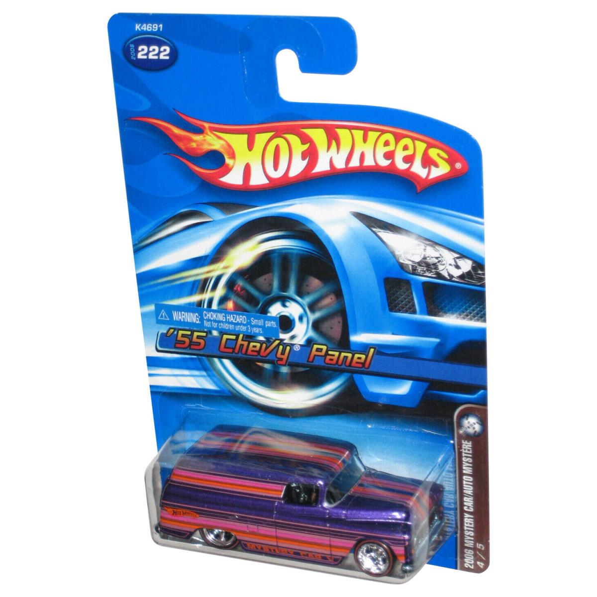 Hot Wheels 2006 Mystery Car/auto Mystere 4/5 Purple `55 Chevy Panel Toy Car 222