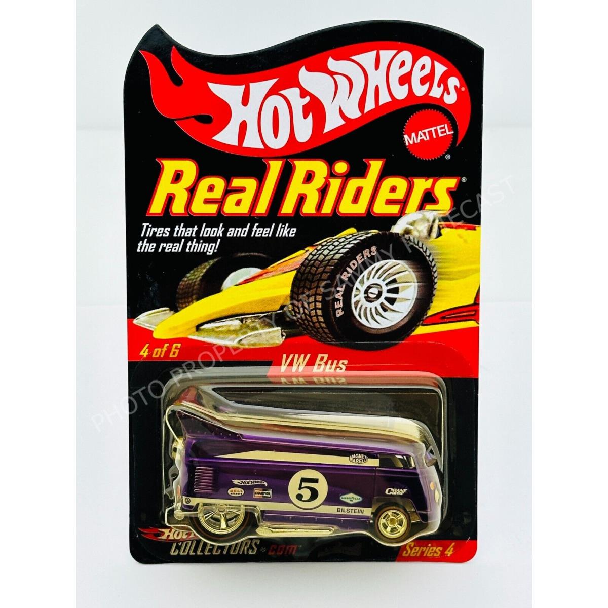 Hot Wheels 2005 Rlc Real Riders Series 4 VW Drag Bus 4223/11000