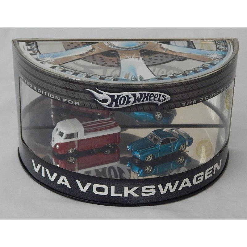 Hot Wheels Viva Volkswagen Showcase Box Set Karmann Ghia VW Pickup Truck