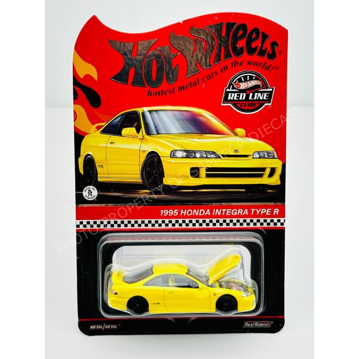 Hot Wheels 2024 Rlc Redline Club 1995 Honda Integra Type R Yellow