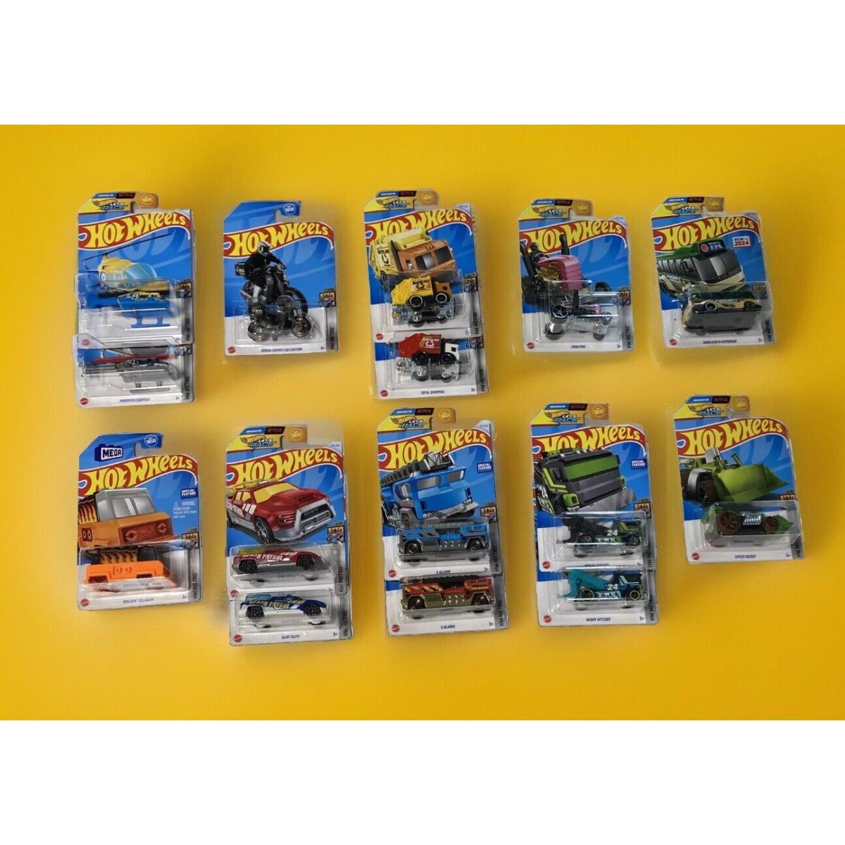 Hot Wheels 2024 Metro Complete Set 1-10 + Alternate Color Cars 15 Total L K