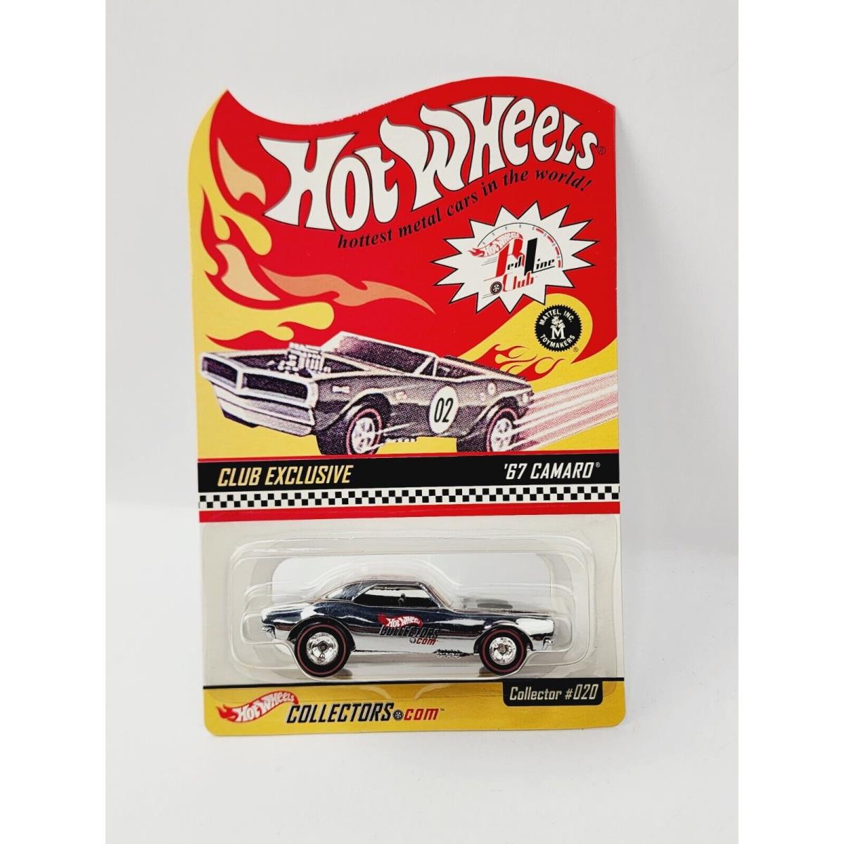 Hot Wheels Rlc Exclusive `67 Camaro Black Stripe Very Nice JJ206