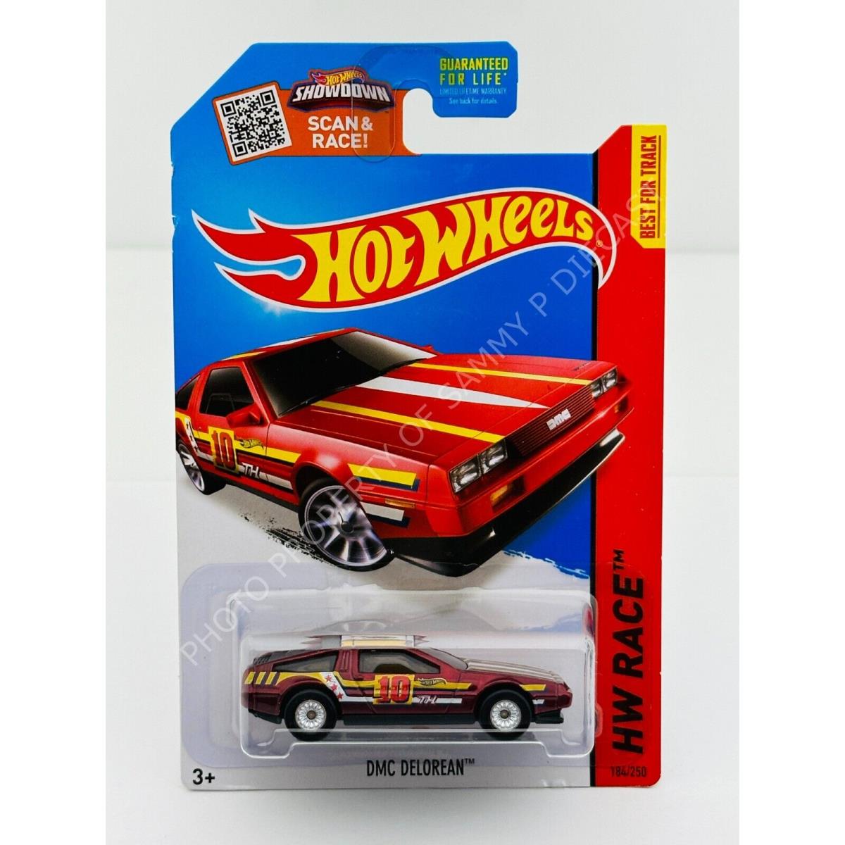 Hot Wheels 2015 Super Treasure Hunt Dmc Delorean Red in Blister