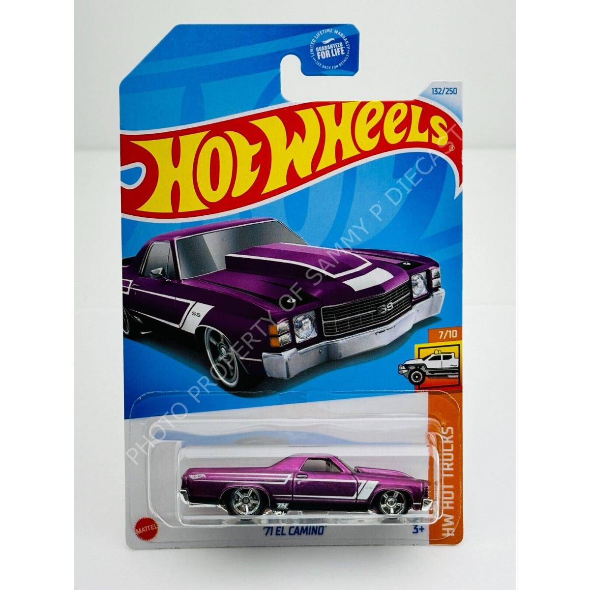 Hot Wheels 2024 Super Treasure Hunt `71 EL Camino Purple