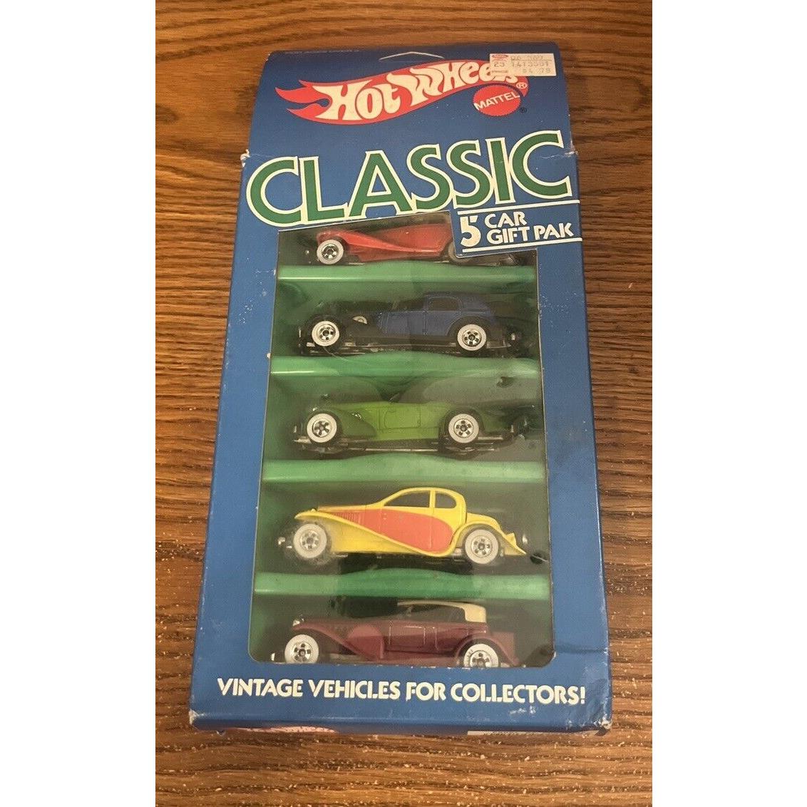 Hot Wheels Classic 5 Car Gift Pack 11561 1:64 1985