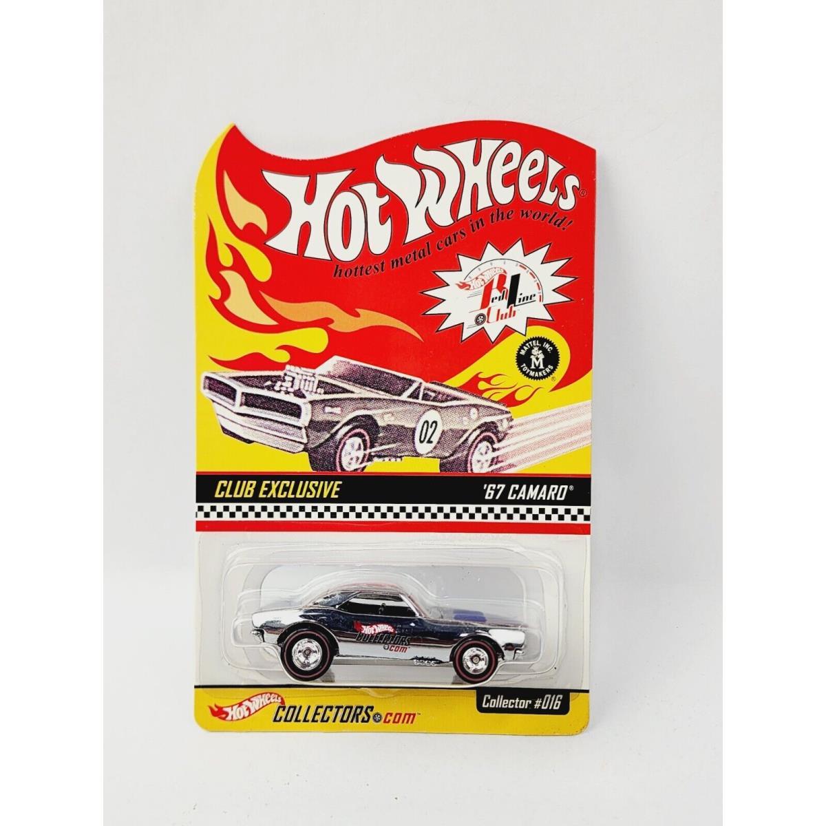 Hot Wheels Rlc Exclusive `67 Camaro Blue Stripe Nice JJ235