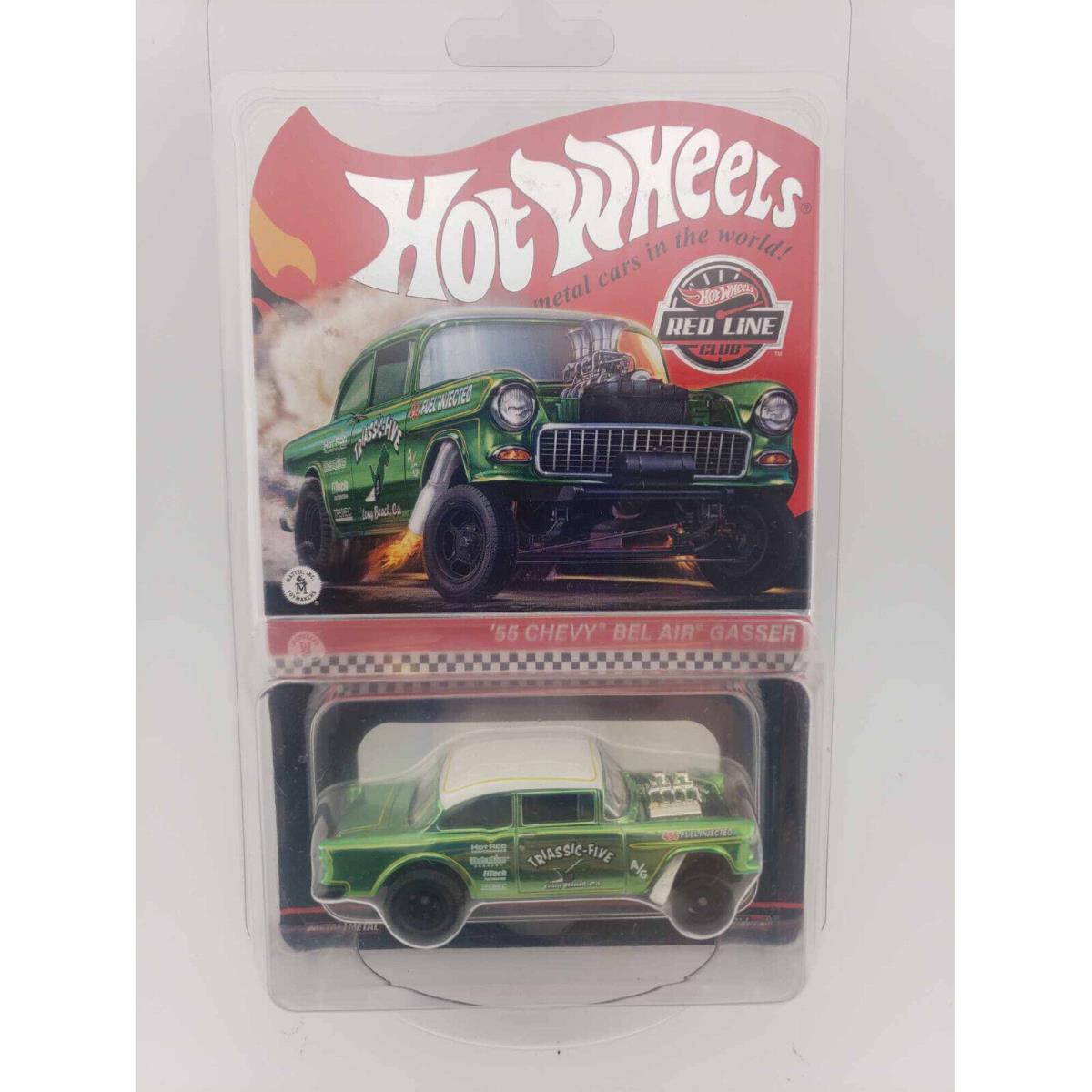 55 Chevy Bel Air Gasser Triassic-five Hot Wheels Rlc 2021 Red Line Club 1:64