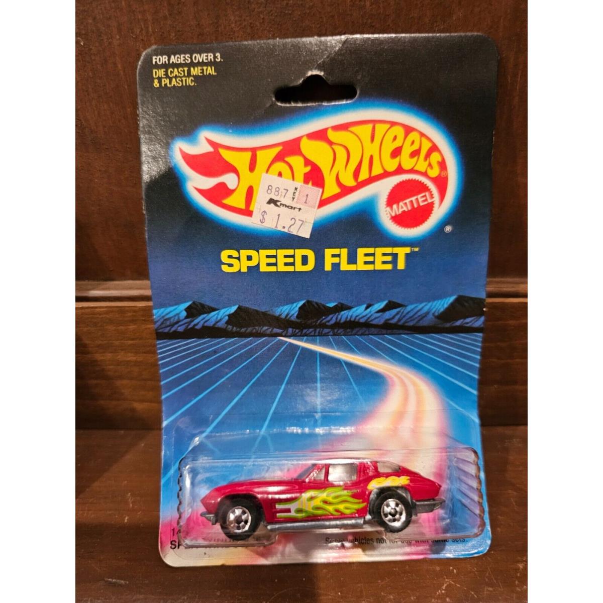 Vintage 1986 Hot Wheels Purple Split Window 63 1486 Speed Fleet Hong Kong