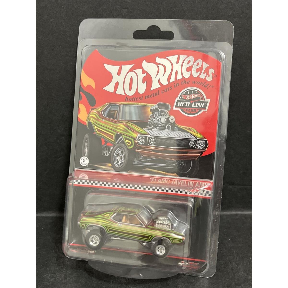 Hot Wheels Red Line Club 71 Amc Javelin Amx Real Riders 05033/30000