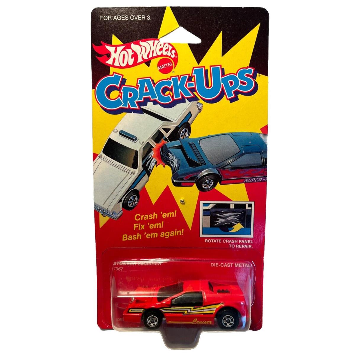 Mattel Hot Wheels 1985 Crack-ups Stocker Smasher 7067 Misp B234