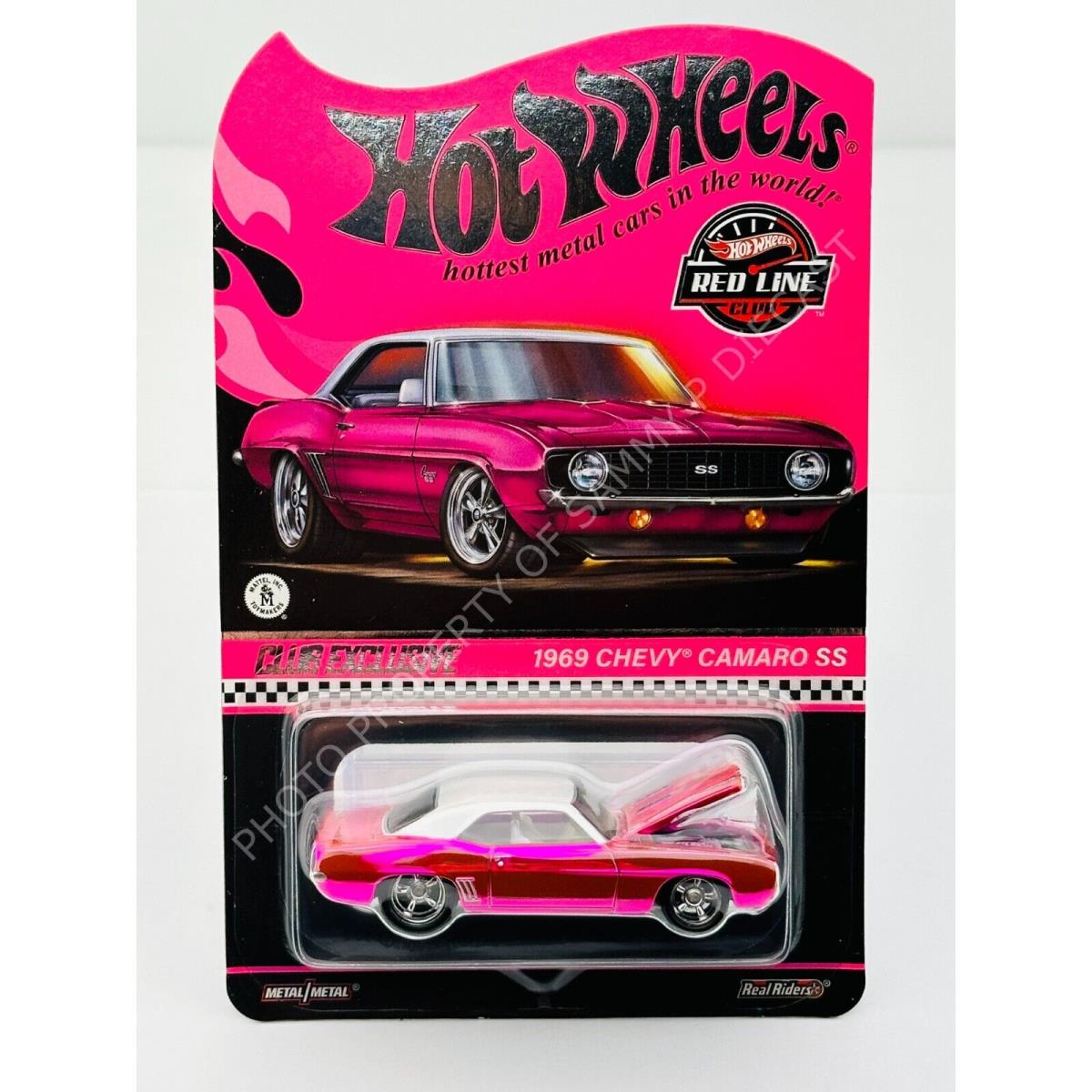 Hot Wheels 2024 Rlc Redline Club 1969 Chevy Camaro SS Pink Party Car