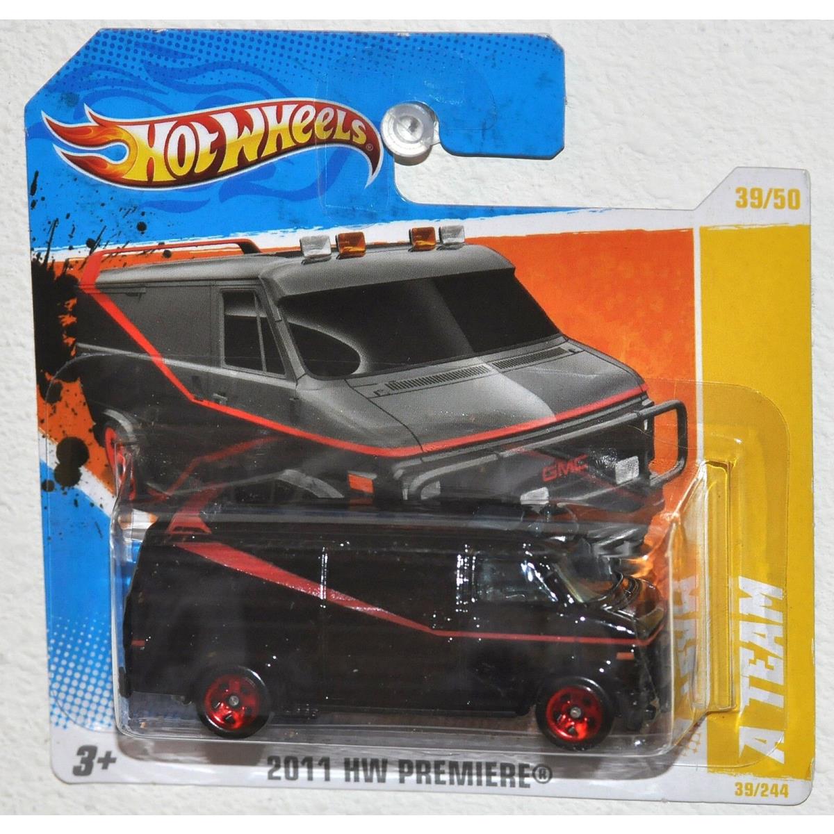 Hot Wheels 2011 39 HW Premier 39 A Team Gmc Van Moc Checkout Short Card