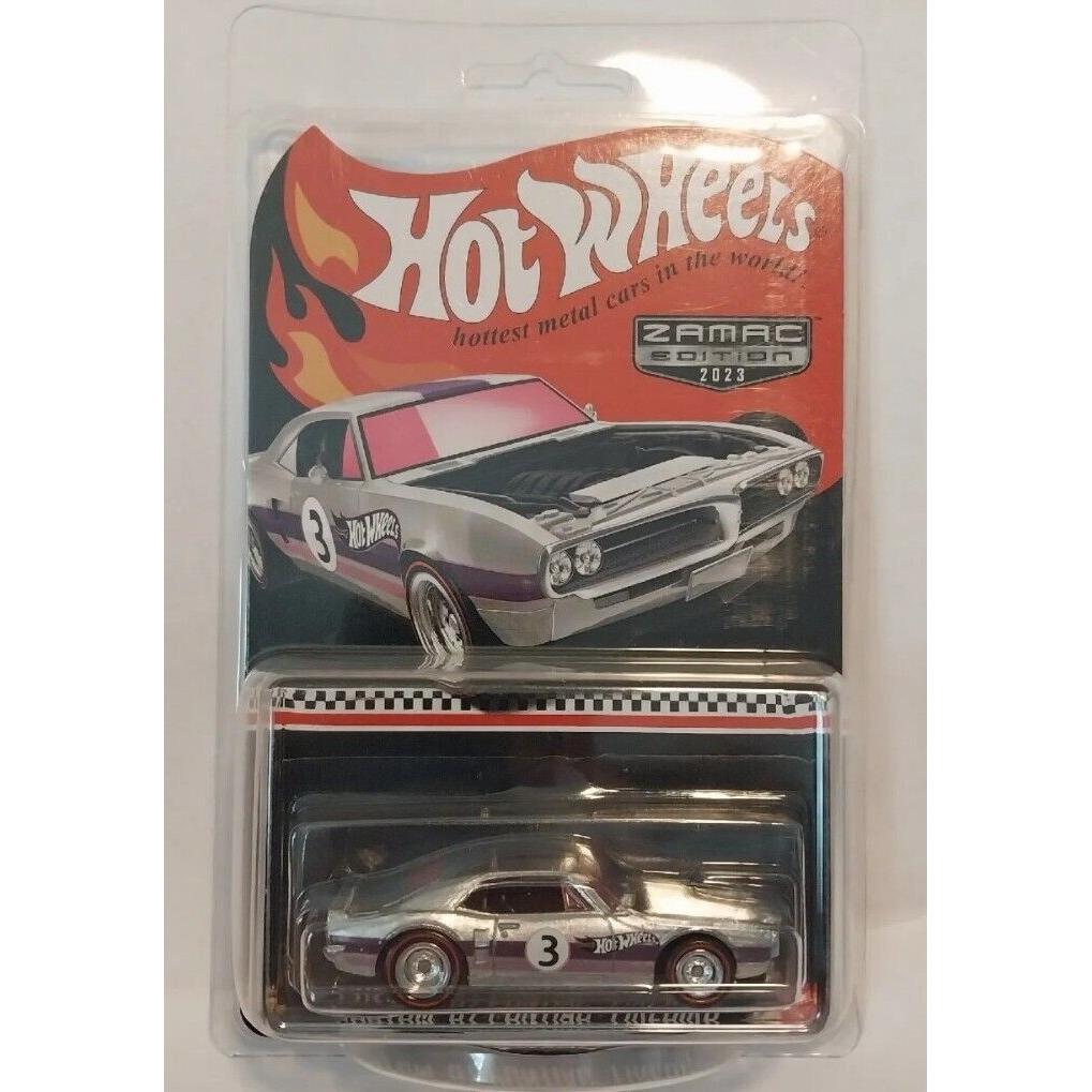 2023 Hot Wheels Legends Tour Zamac 67 Pontiac Firebird Car and Protecto Pack Nip