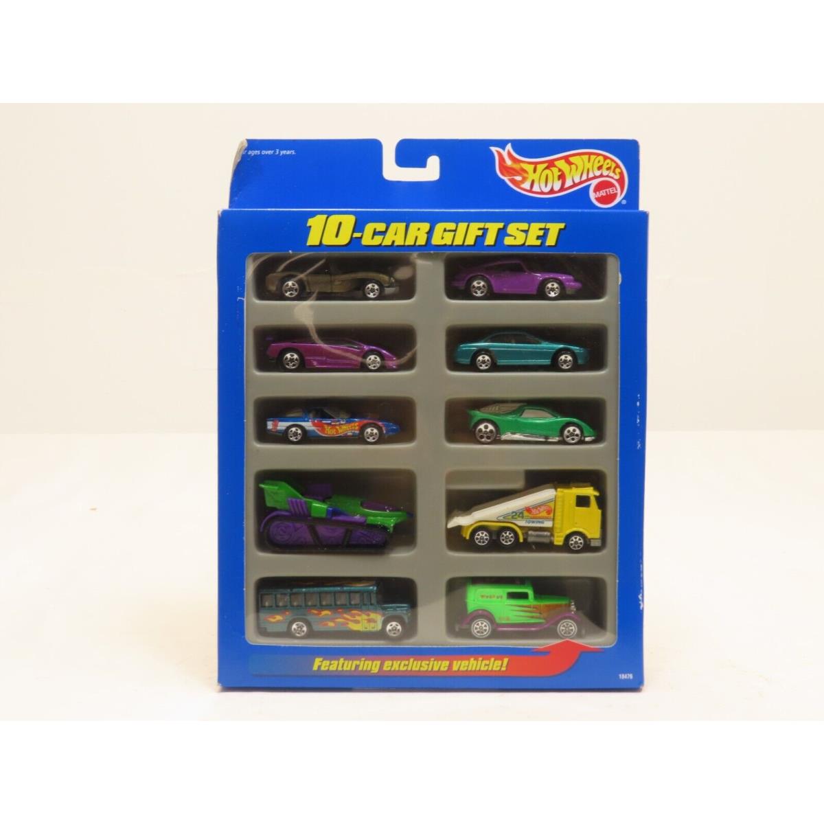 Mattel 18476-1 Hot Wheels 10-Car Gift Set Exclusive Toy`s R Us Car LN