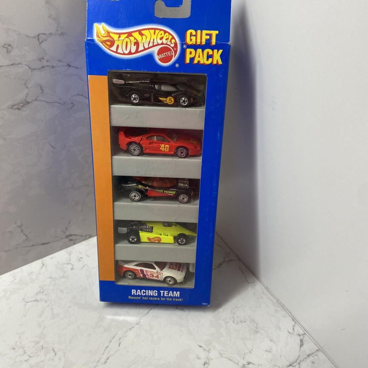 Hot Wheels Racing Team 5 Pack Gift Pack From 1991 1631 Hard To Find Combo