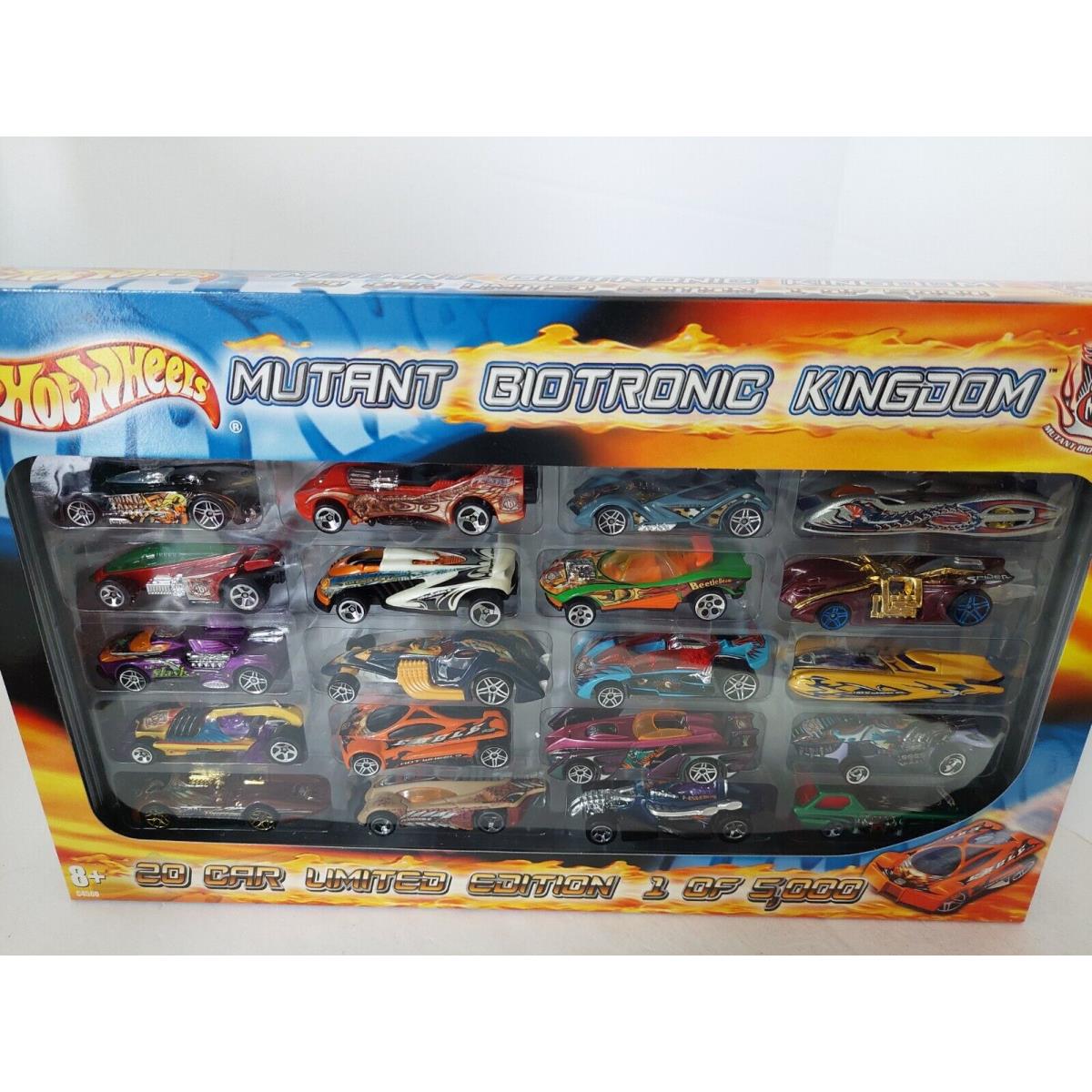 Hot Wheels Mutant Giotronic Kingdom 20 Car Set 1 of 5000 Limited Edition