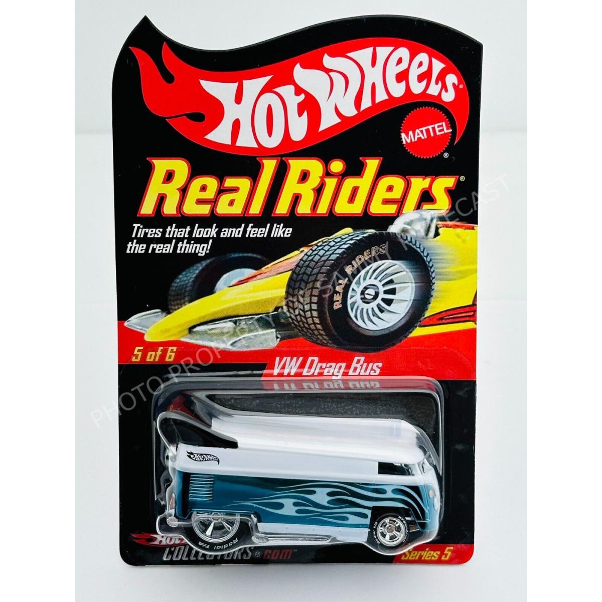 Hot Wheels 2007 Rlc Real Riders Series 5 VW Drag Bus 8540/11000