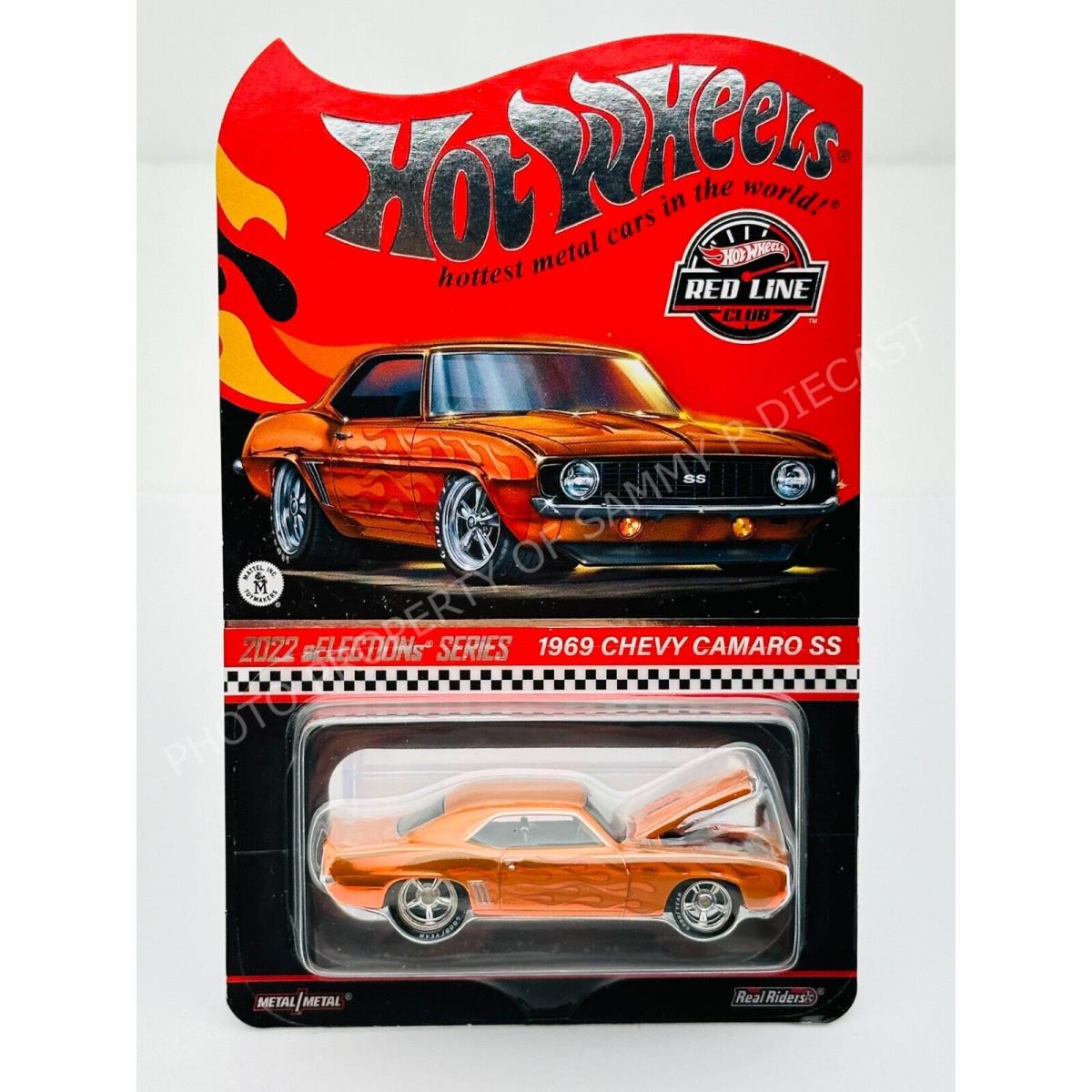 Hot Wheels 2022 Rlc Redline Club 1969 Chevy Camaro SS Orange