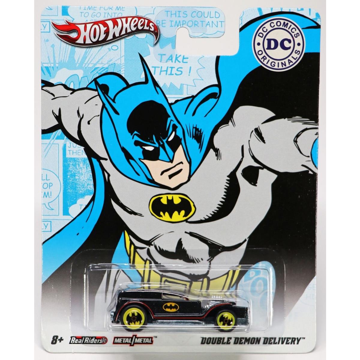 Hot Wheels Batman Double Demon Delivery DC Comics Nostalgia V6852 Nrfp `11 1:64