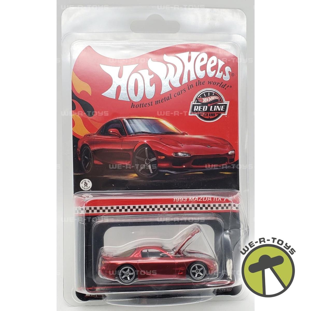 Hot Wheels Red Line Club 1993 Mazda RX-7 R1 Vehicle 2023 Mattel HW504 Nrfp